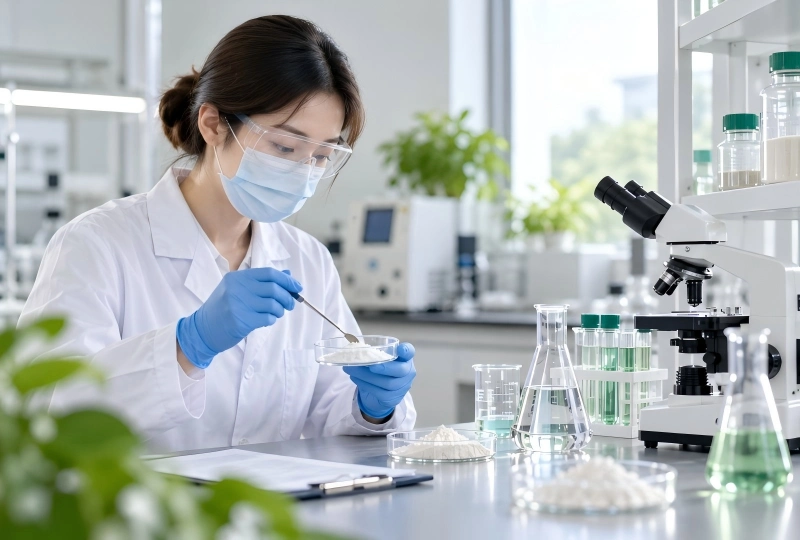 Quality control testing of specialty ingredients in a laboratory
