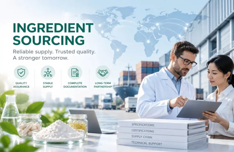 Specialty ingredient sourcing and quality supply